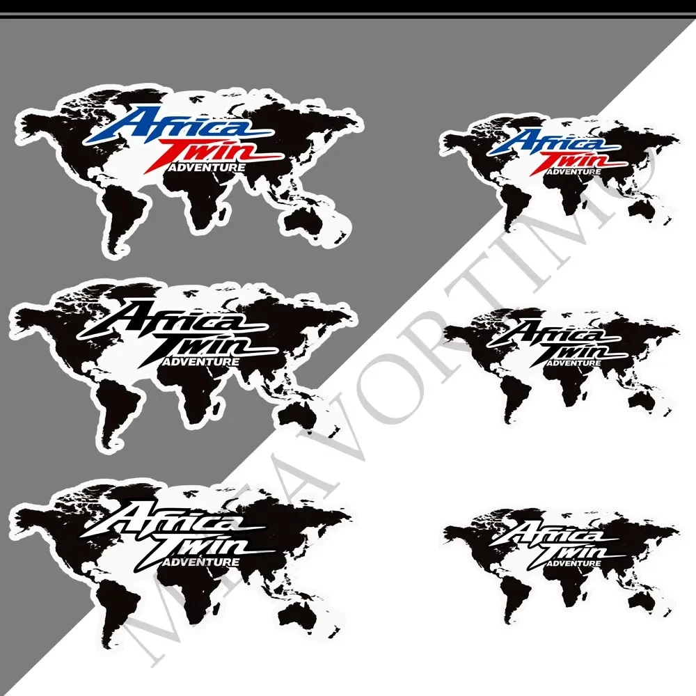 For Honda Africa Twin CRF1000L Adventure Sports Motorcycle Sticker Tail Top Side Panniers Luggage Aluminium Box Case