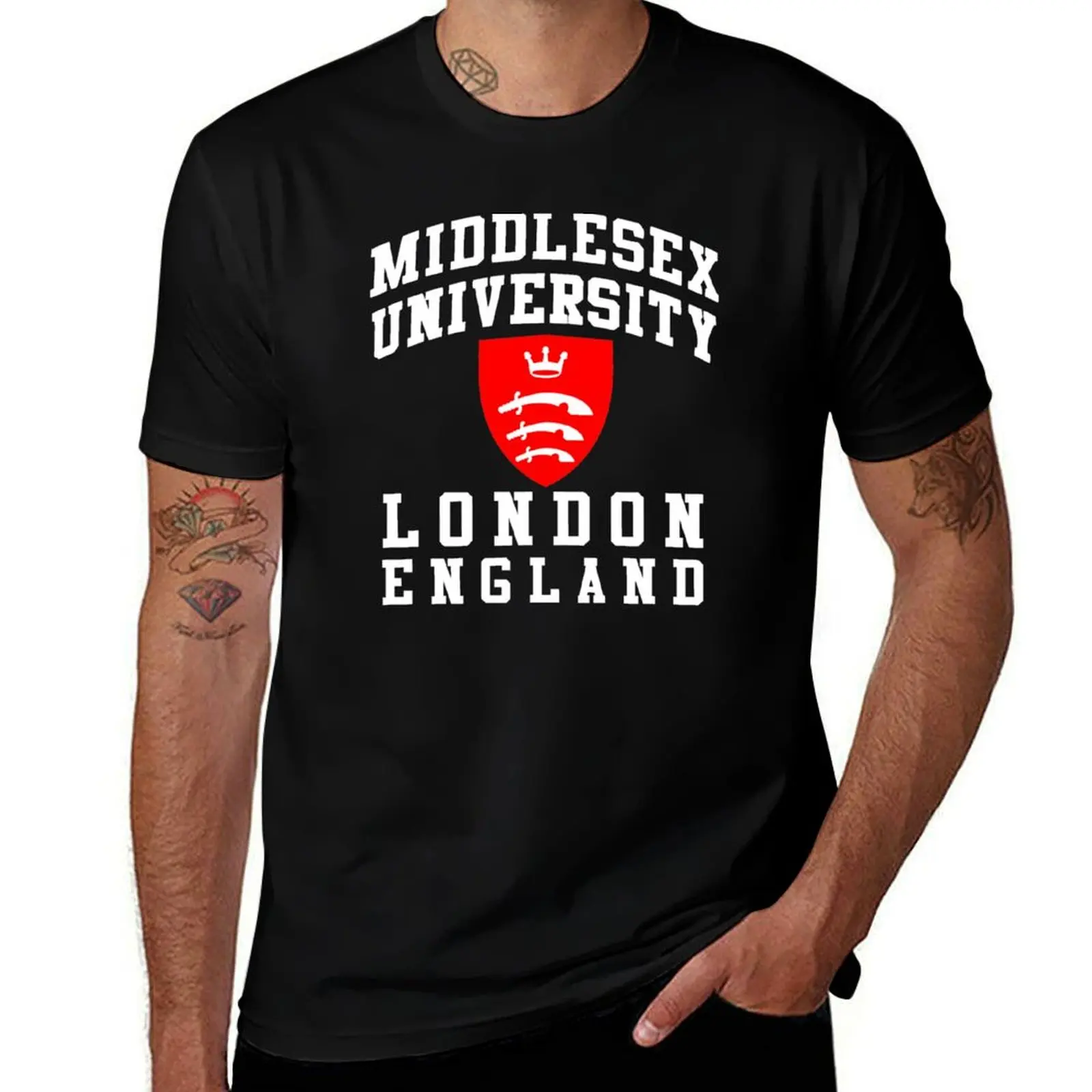 

Vintage Middlesex - University Logo T-Shirt anime t shirts oversize essential t shirt