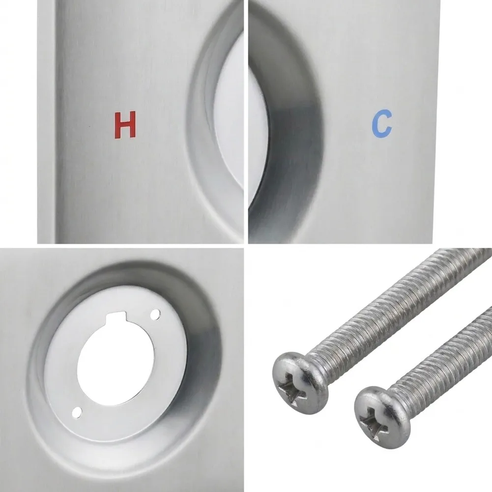 For Shower Trim Escutcheon Plate Replacement for Genta and for temp Valves 2510 2520 2570 2590 Brushed Stainless Steel