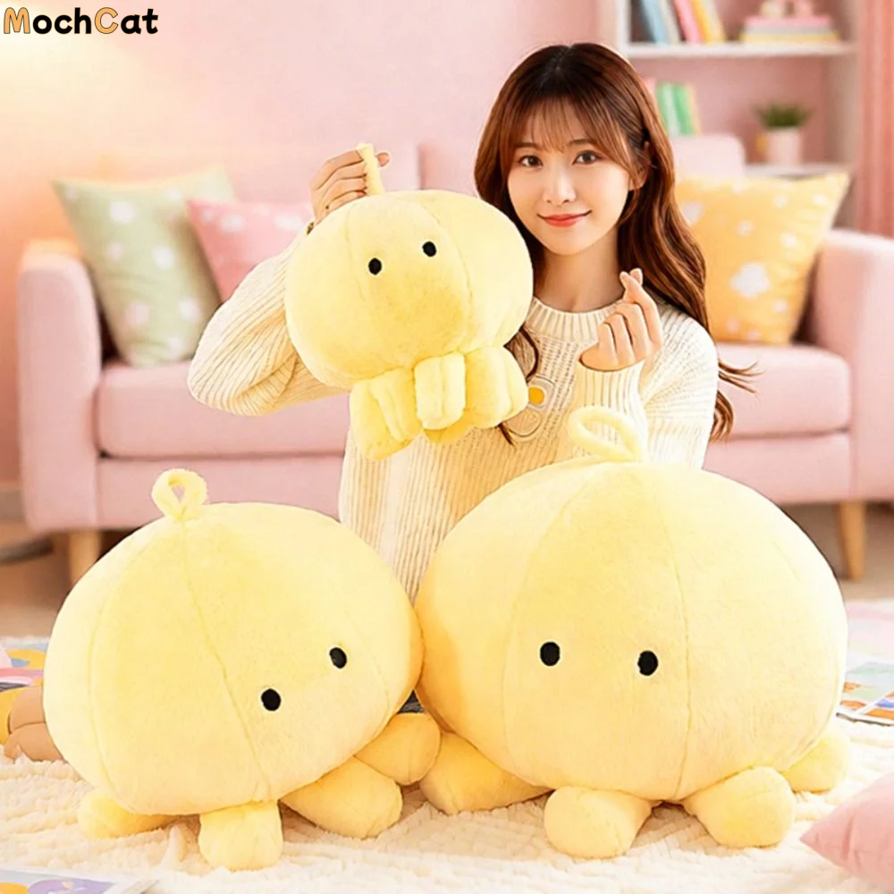 

Stuffed Animal Yellow Octopus Plush Toy Bedroom Sofa Home Decoration Stuffed Octopus Doll Kawaii 28cm Octopus Throw Pillows