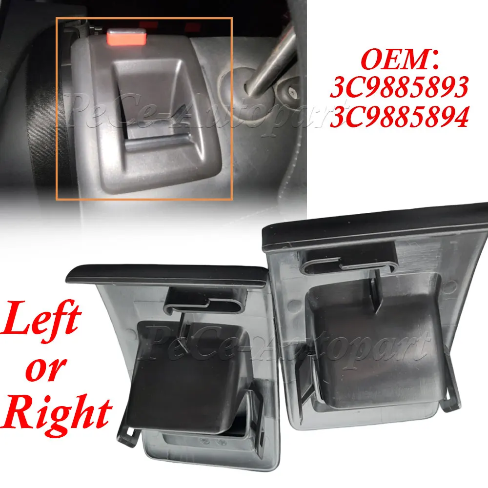 Rear Left or Right Seat Down Lock Buckle Trim Cover Panel Baffle Clasp Hands 3C9885893 3C9885894 For VW Passat B6 B7 CC