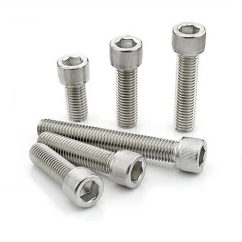 

50pcs 0#-80 2#-56 Inch Length 304 Stainless Steel US UNC Coarse Thread Allen Head Screw Cap Hex Hexagon Socket Bolt