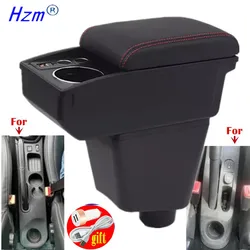 For Renault Clio 3 Armrest box For Renault Captur Clio 4 III IV Car Armrest Box Car Accessories Storage Box Retrofit Parts