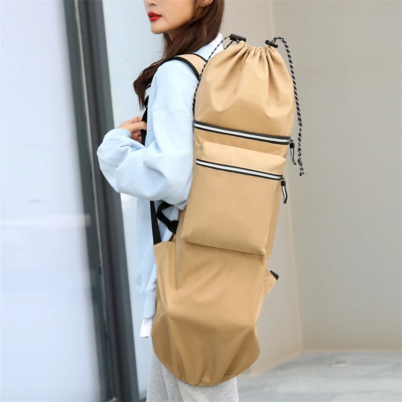 Sports Universal Travel Waterproof Longboard Backpack Shoulder Bag Skiboard Handbag Skateboard Carry Bag