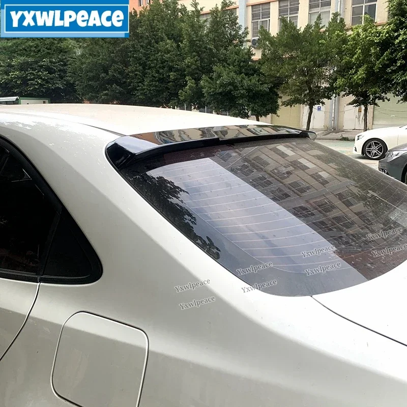 

For Toyota Corolla 2019 2020 2021 Spoiler ABS Glossy Black /Carbon Fiber Look Rear Window Roof Spoiler Car Styling