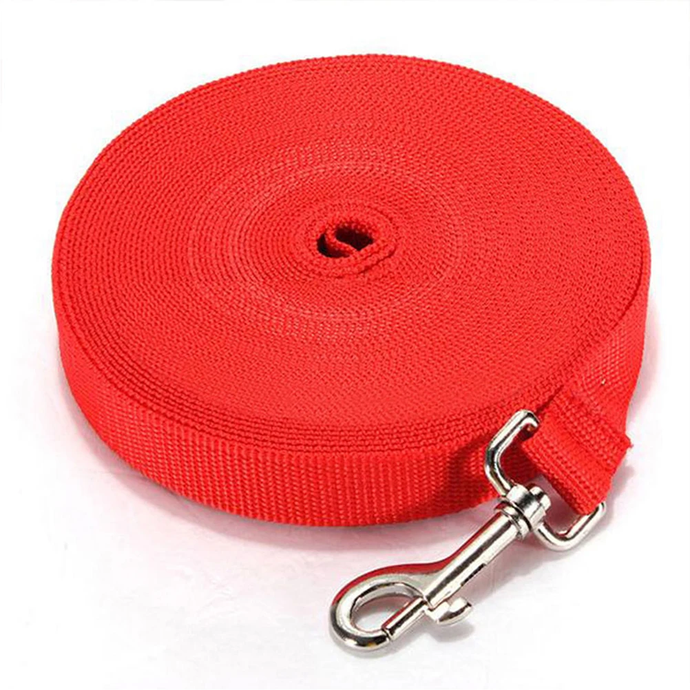 

Pet PP Leash Heavy Training Leash Duty Dog Lead Red Small Dog Training Lead Puppy Harness Band Long Adjustable