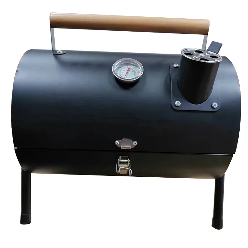 Portable Single Sided Camping Grill, High Temp Painted Tabletop Outdoor Cooking Stove