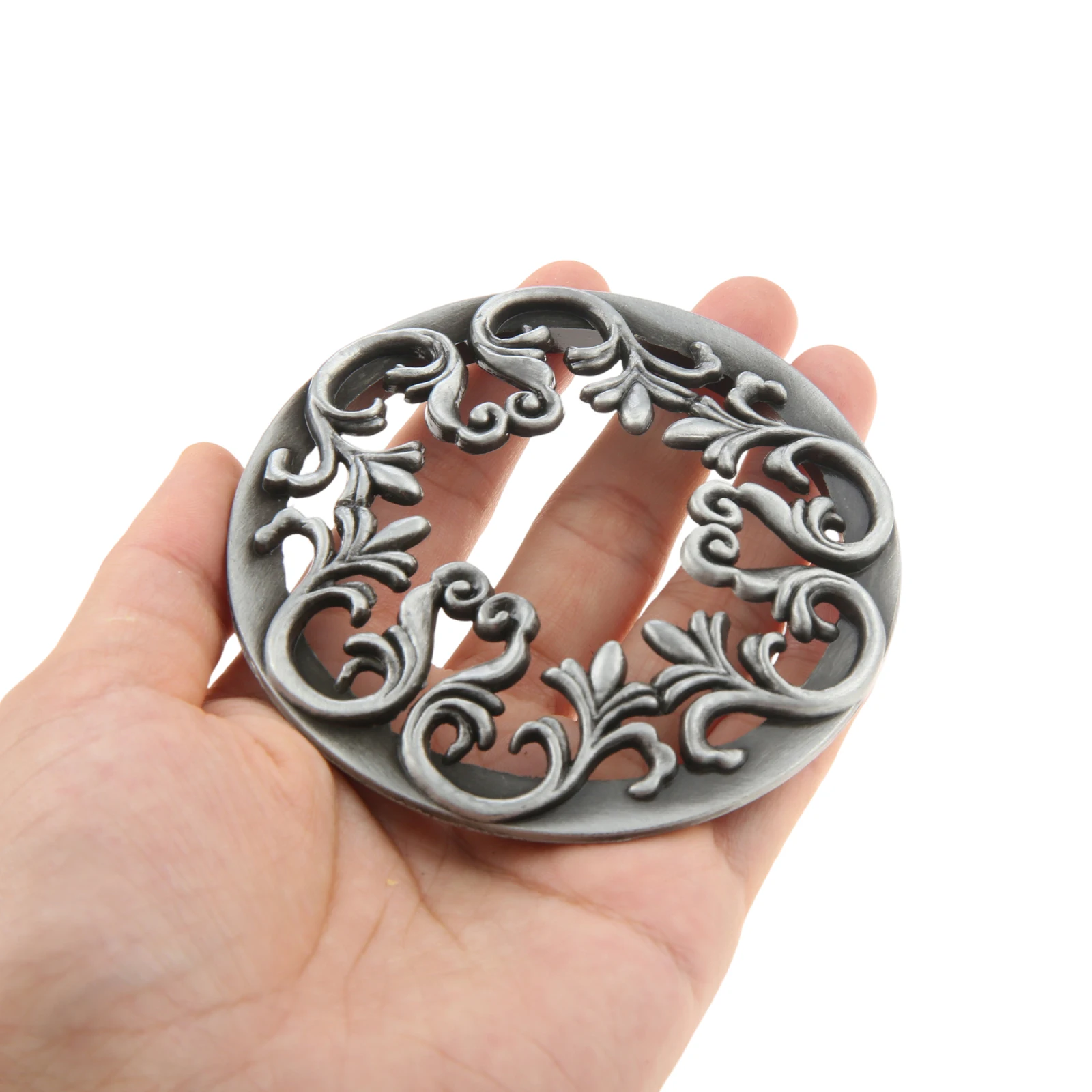 1pc Alloy Candle Topper Shades Vine Branch Hollow Pattern Silver Tone Decor Dining Table Bookshelf Aromatherapy Candles Lids