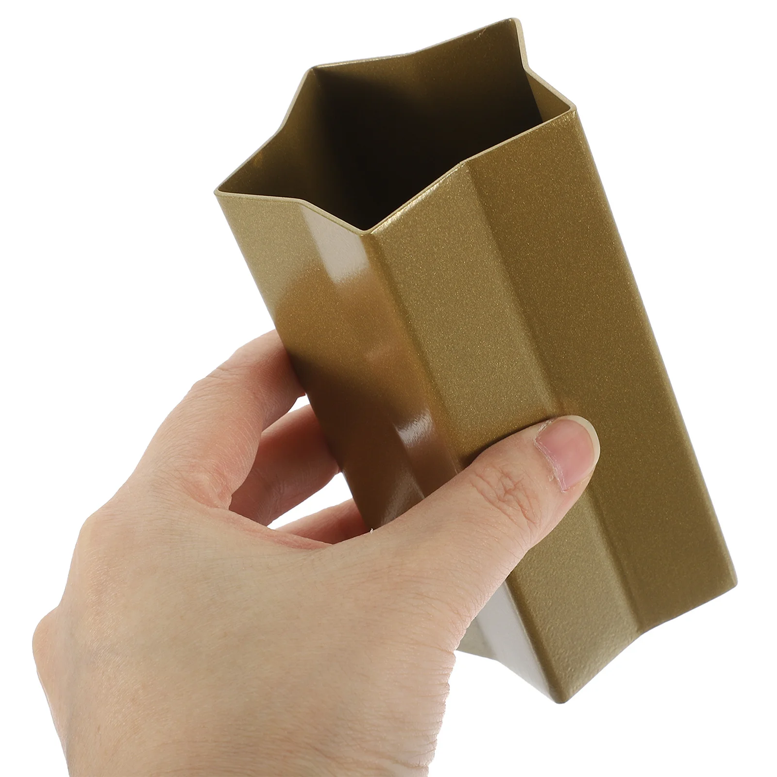 

Metal Pen Holder Desktop Pencil Cup Makeup Brush Holder Multi Functional Stationery Organizer Office Desk Storage Container