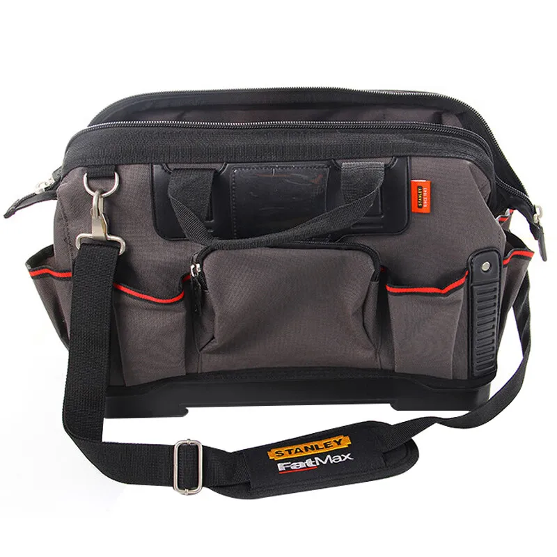 Stanley 97-489-23C Multifunctional Canvas Thickened Waterproof Kit 14 Pockets 3 Straps And 1 Zipper Bag Large Capacity