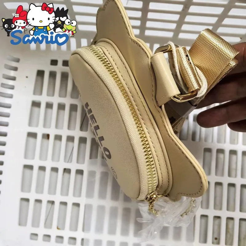  Hello Kitty New Mini Coin Purse Fashion Trend Lanyard Coin Purse 3D Cartoon Cute Storage Pendant Coin Purse High Quality