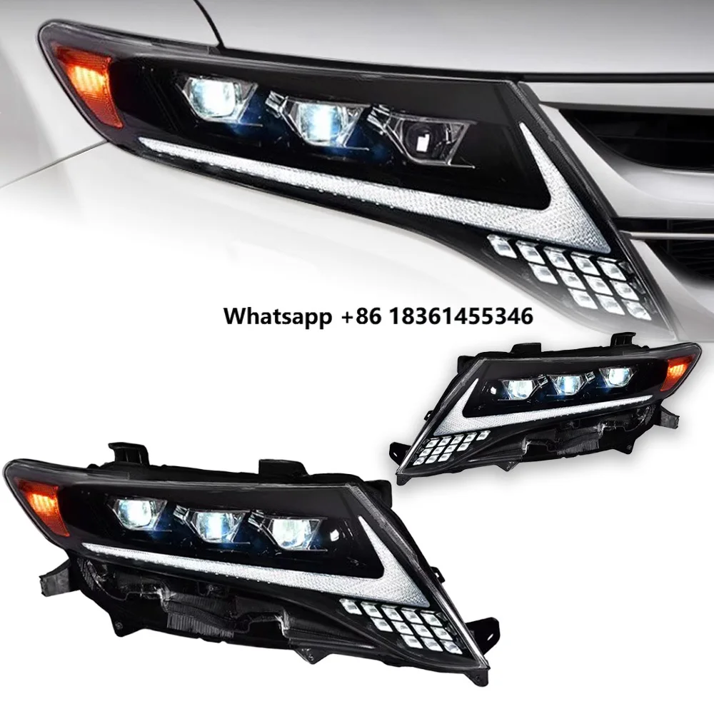 

for Harrier Venza Headlights 2009-2013 LED Headlight DRL Projector Lens Automotive Accessories Car Styling Head Lamp