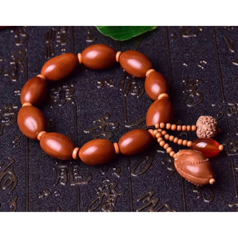 

bead accessories, diamond agate olive pit carved Buddha hand