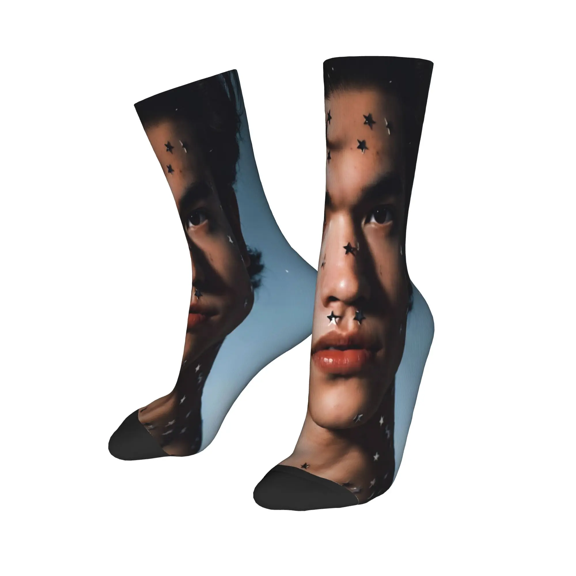 Conan Grijze Amerikaanse Zanger Sokken Patroon Kousen Antislip Herensokken Comfortabele Winter Grappige Hardloopsportsokken