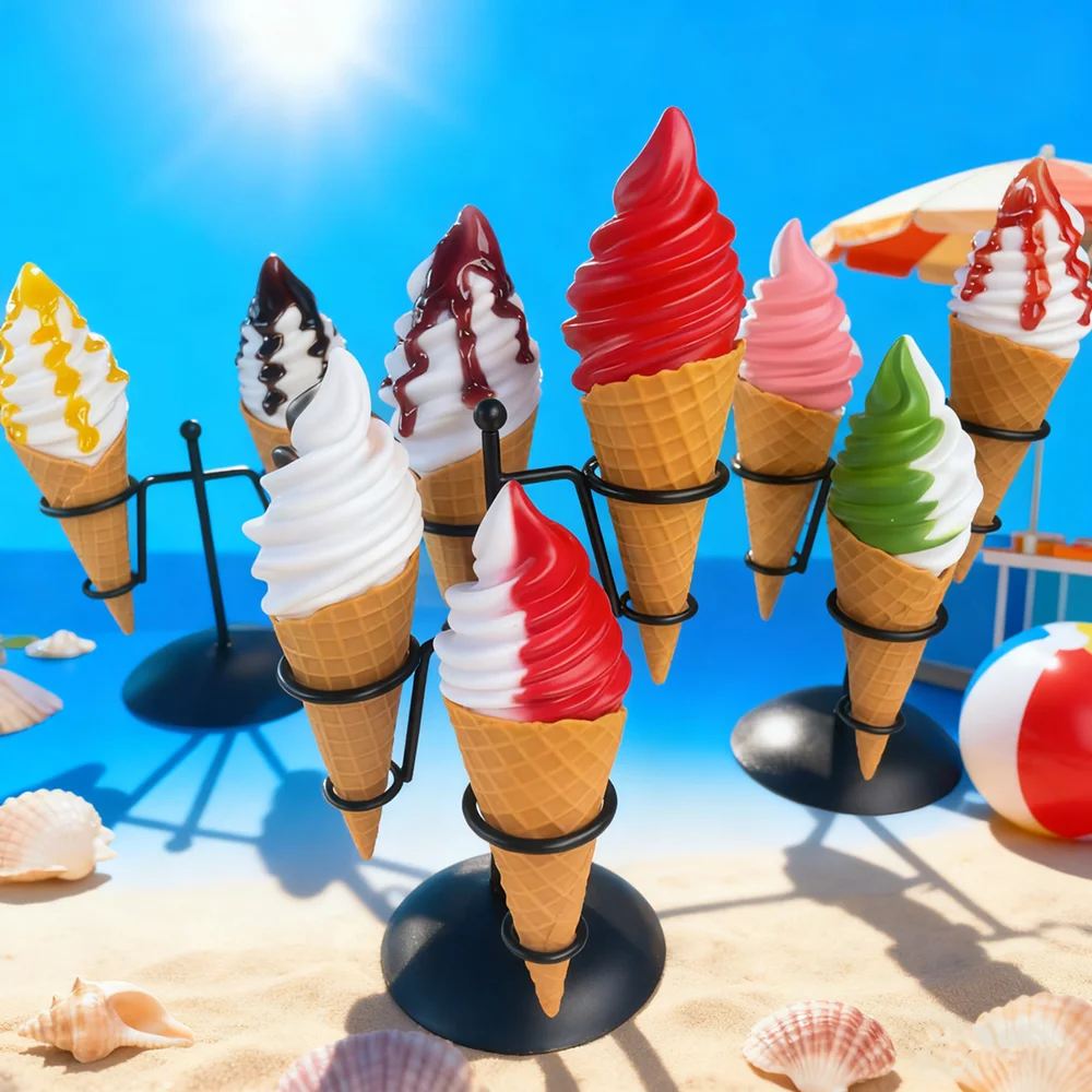 21cmのプラスチック製リアルなアイスクリーム、店舗ディスプ - Photography Of Food のレビューと価格