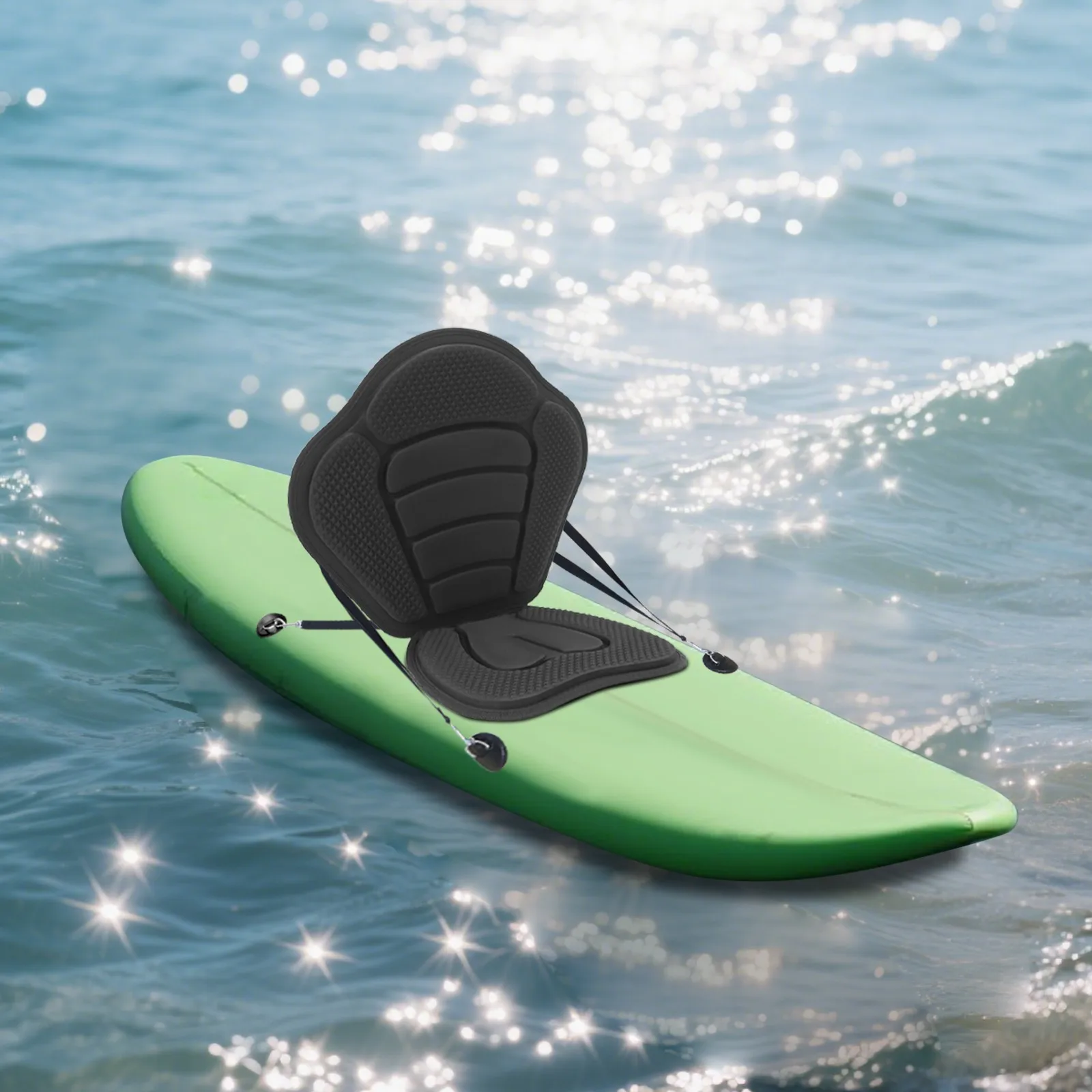 

Регулируемое сиденье для каяков, каноэ и сапбордов с утолщенной подушкой, металлическими пряжками и наполнителем из губки высокой плотности