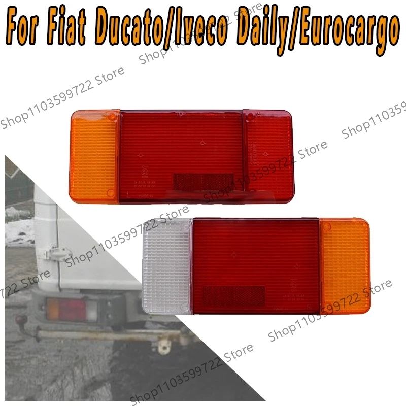 For Fiat Ducato Iveco Daily Eurocargo I, II&III Peugeot Boxer 1 Pair Rear Bumper Lamp Cover Turn Signal Housing Accessories