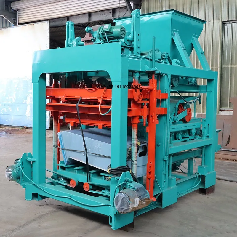Sunite Block Making Machine QT4-25 Automatic Cement Hollow Block Forming Machine with Hydraulic Pressure