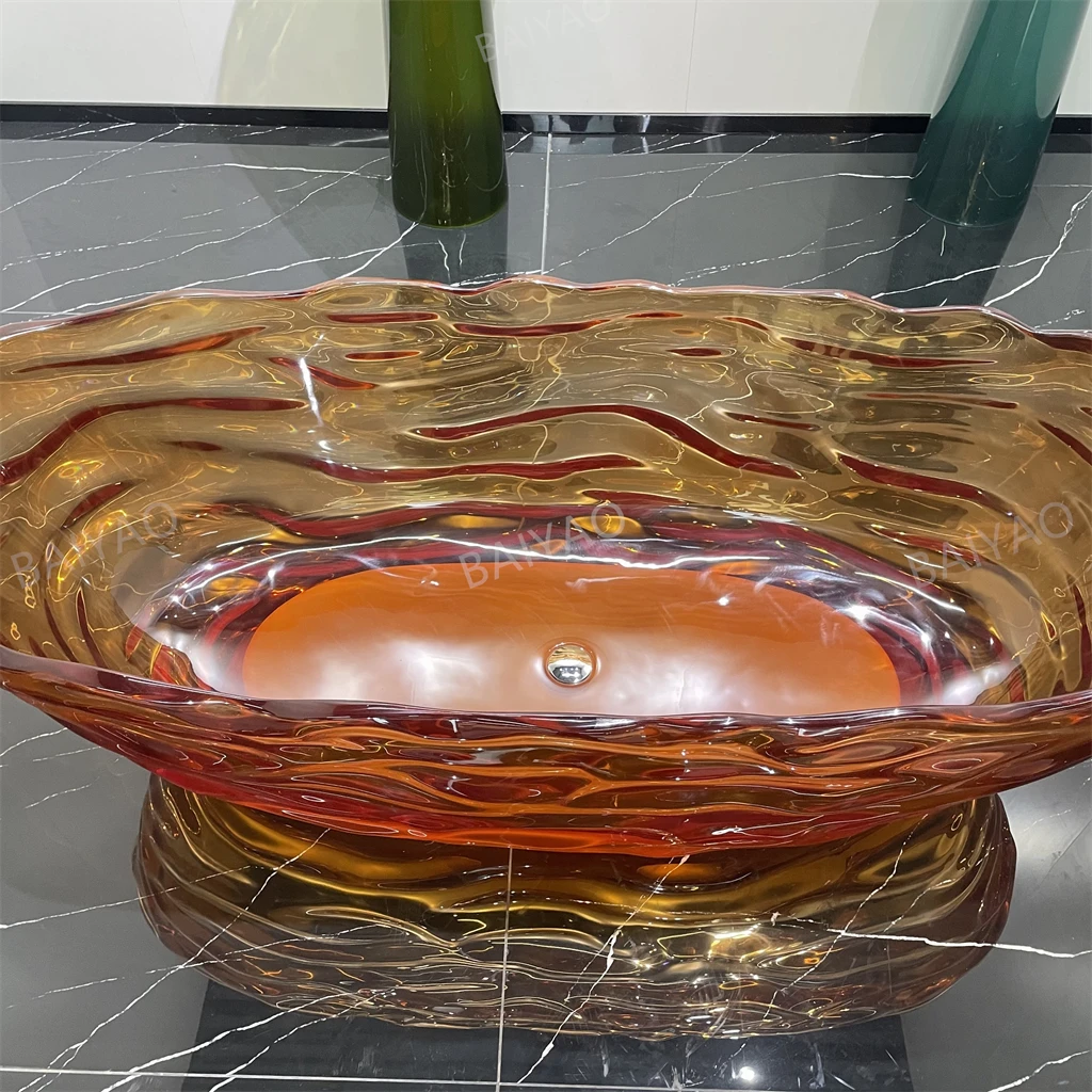 

Роскошный комплект Wellness, автономная ванна из искусственного камня, туалетный столик из искусственного камня для ванной комнаты, красочная смоляная ванна для 1 человека