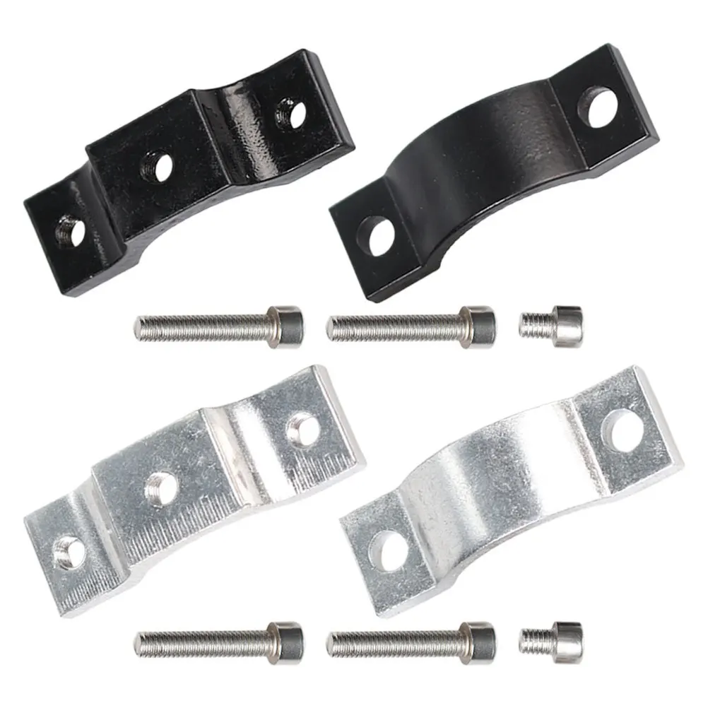 

2Sets Motorcycle Light Bar Mounts Aluminum Alloy Durable Wide Single Hole Design Easy Installation Compatible Various Models