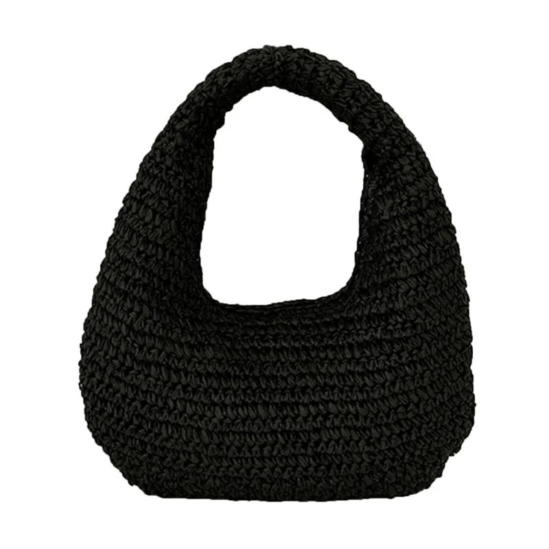 

A3PE Lightweight Women's Handmade Beach Bag Straw Handbag Fashionable Vocation Top Handle Purse for Relaxed Summer Adventures