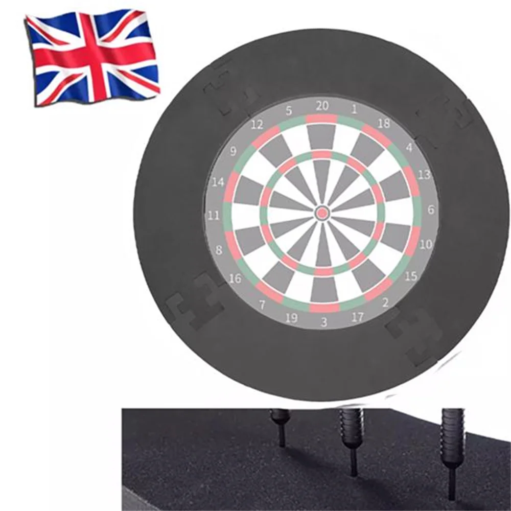 Splicing Dartboard Surround Wall Protector Eva Black Dartboard Wall Elasticity Durable Dart Protective Dartboard Surround Jigsaw