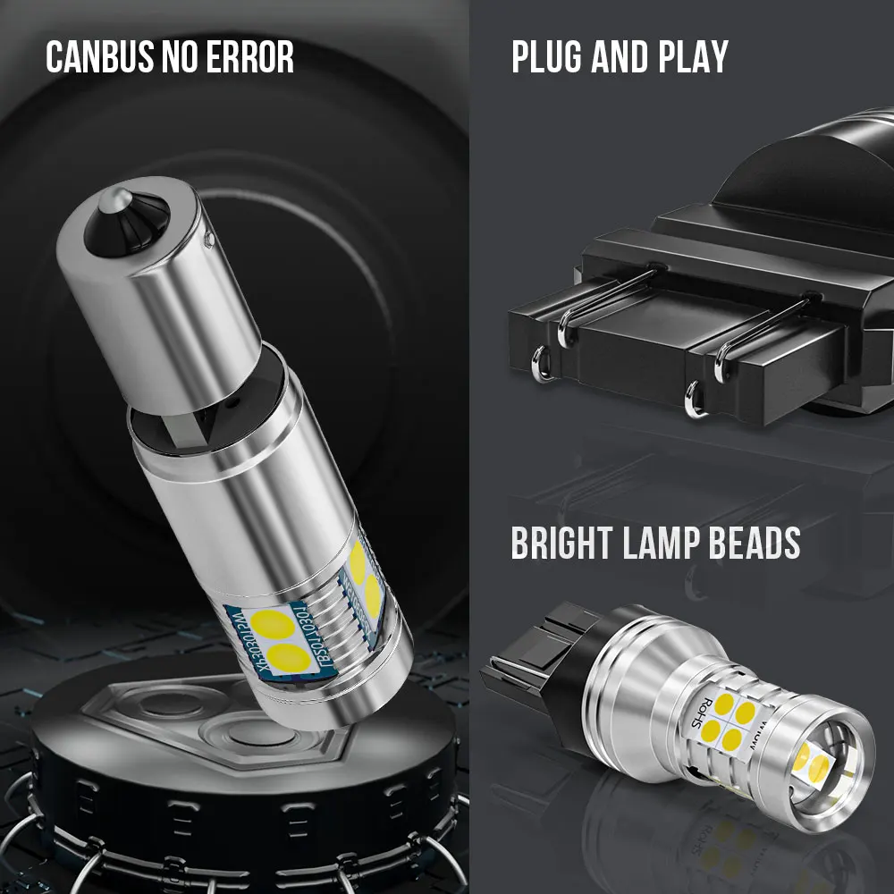 Luz de backup LED para Kia Stonic, lâmpada reversa, acessórios Canbus, 2017, 2018, 2019, 2020, 2021, 2pcs