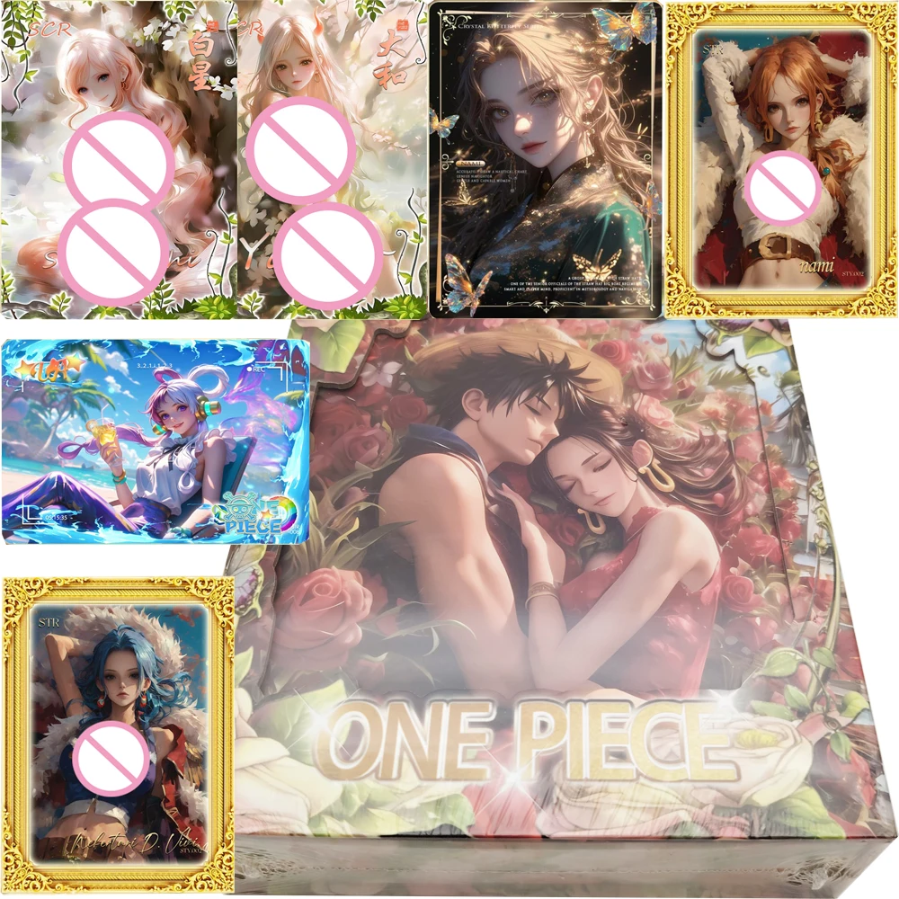 Highly Beloved Anime One Piece Collection Cards Fantasy Youth Adventure Character HD Craftsmanship Puzzle Cards Christmas Gifts