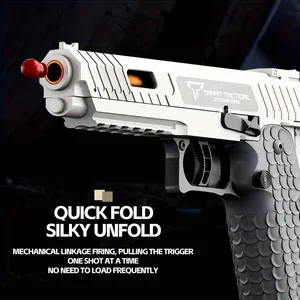 TTI 2011 Pistol Shell Melempar Tembakan Terus Menerus Blowback Pistol Peluru Lembut Hadiah Ulang Tahun Gantung Kosong 12 senjata lunak penjualan terbaik - №