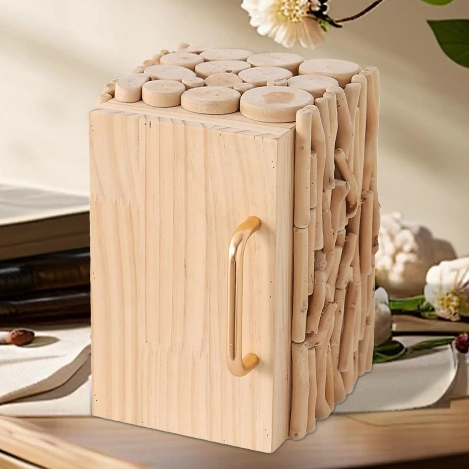 Wood Jewelry Box Jewelry Storage Case Multi Layer Gift Idea Organizer Holder for Earrings Rings Watches Trinkets Cufflinks