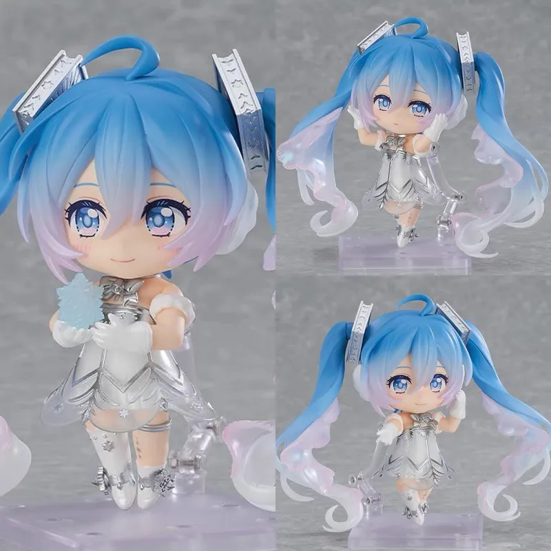 Image of Hatsune Miku 2878 Nendoroid Actionfigur Symphonie-Serie Mehrere Austauschbare Gesichter Bewegliche Gelenke Anime Sammlermodell Spielzeug