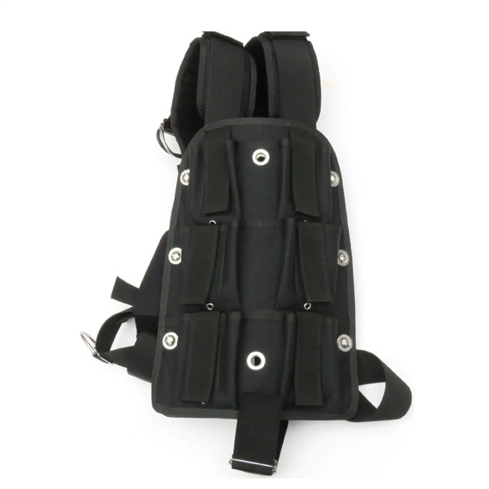 imbracatura-per-immersioni-subacquee-con-piastra-posteriore-imbottitura-e-sei-tasche-per-pesi-accessori-per-bombole-subacquee