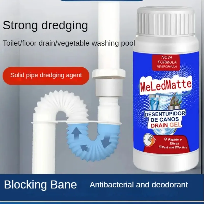 100ML Powerful Kitchen Pipe Dredging Agent Dredge Deodorant Toilet Sink Drain Cleaner Sewer Household Cleaning Tools