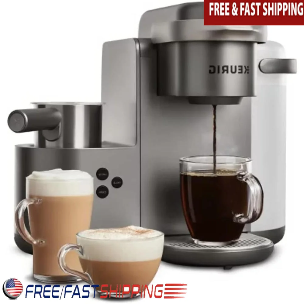 

K-Cafe C Single Serve Coffee Latte Cappuccino Maker with Dishwasher Safe Frother My K-Cup Filter Strong Brew Feature