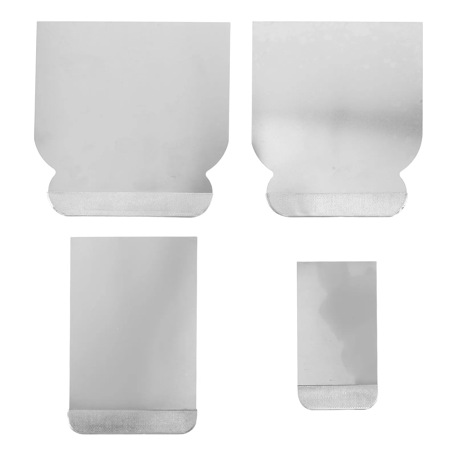 4Pcs Putty Knife Scraper Set Stainless Steel Spackle Knives Wall Decoration Hand Tools Drywall Repair Wallpaper Remover Cement