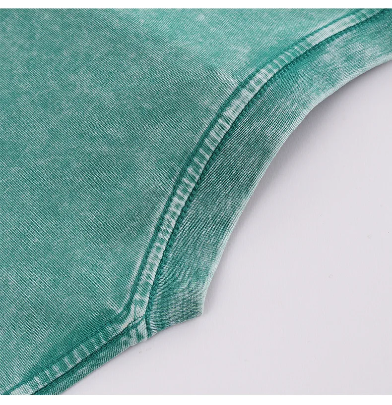 Customize Your Design 230GSM Cotton Retro Washed Tee Mens Oversized T-Shirt Hip Hop Style Streetwear Personalized Men Clothing