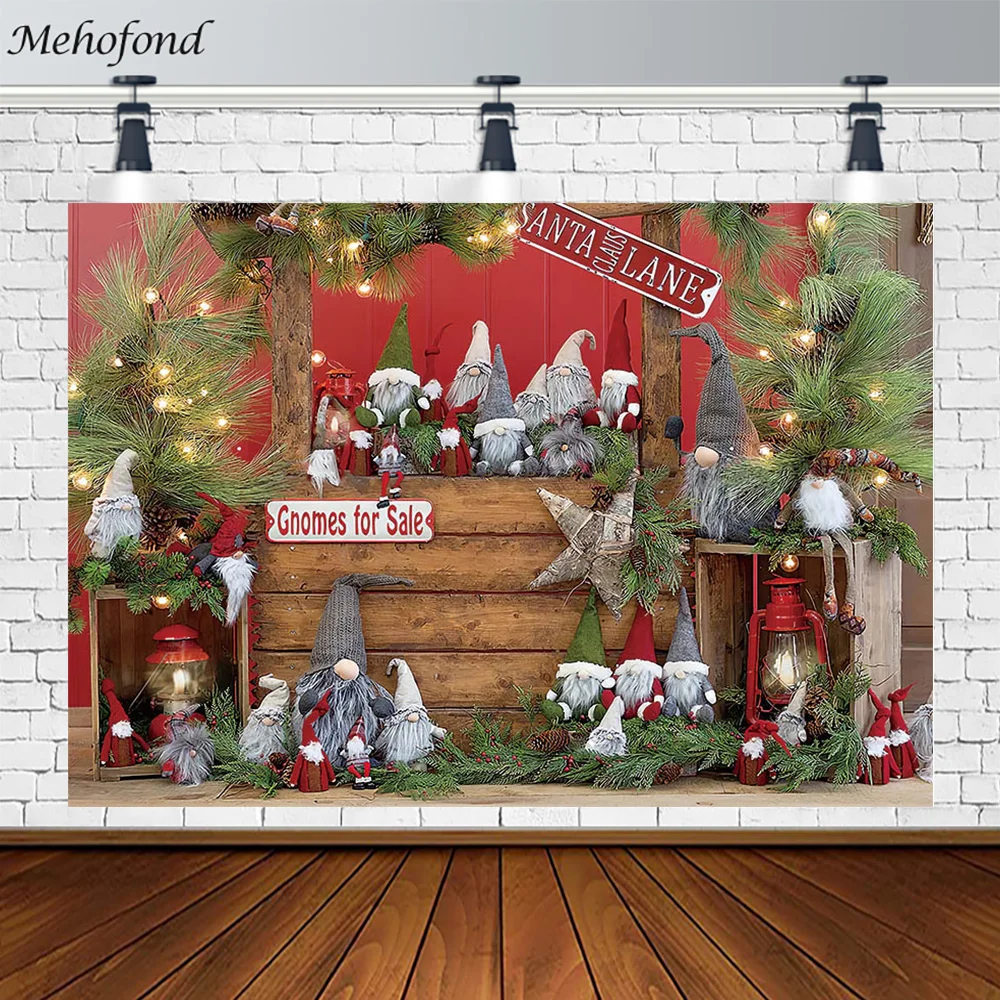 

Winter Christmas Photography Background Children Portrait Backdrop Photo Studio Santa Claus X-mas Decoration Poster Photocall