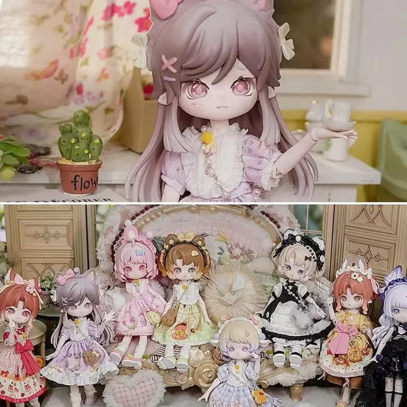 

Come4free 1/12 Bjd Minty Fantasy Forest Bjd Genuine Blind Box 12poinr Movable Doll Animal Action Figurine Model Toys Gifts