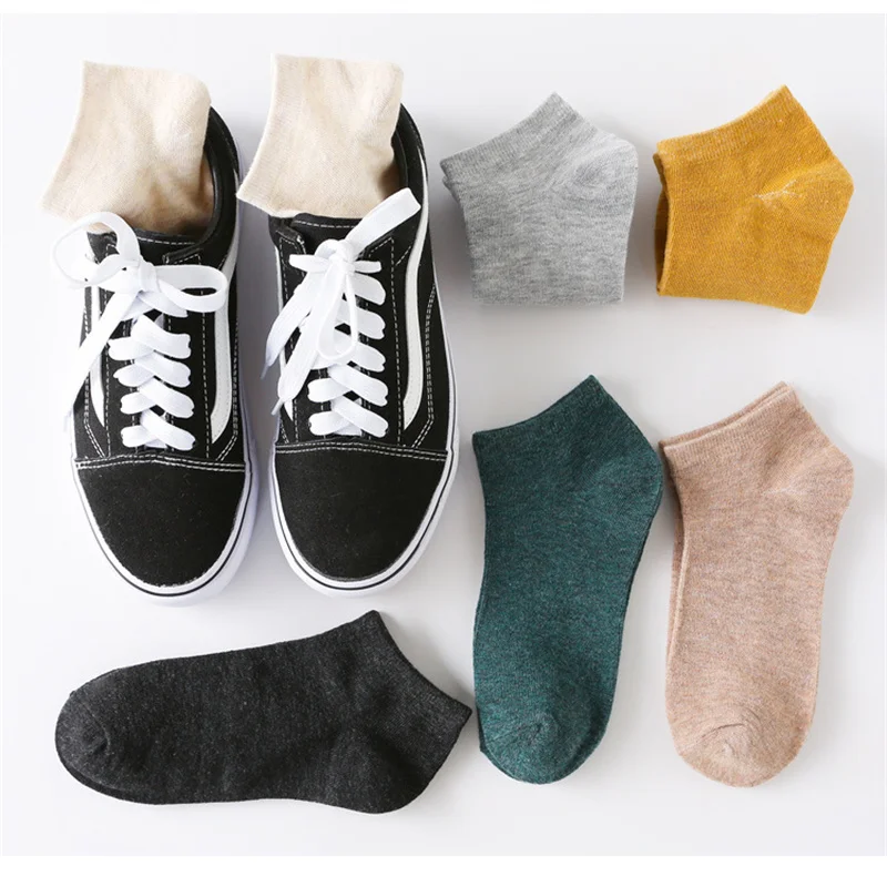 Men Socks Vintage Cotton Socks Fashion Sports Boat Socks Low Tube Male Running Socks Comfortable Women Large Size Socks Hosiery