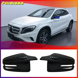 Carbon Fiber Look Side Rearview Mirror Cover Trim For Mercedes Benz ML Class W166 GL X166 GLS X166 GLE W166 / GLE Coupe C292