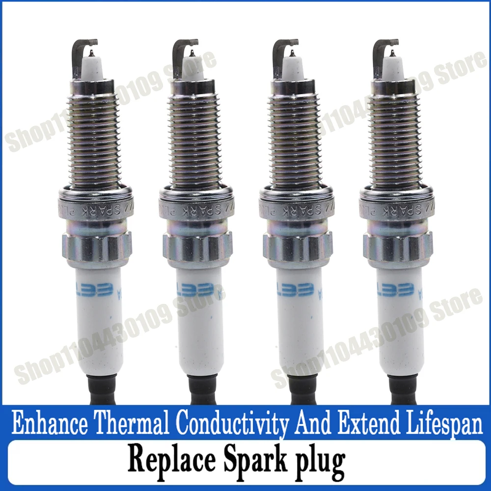 

1-4Pcs Spark Plug SIZKBR8A8HS For BMW 116i 118i 120i 135i 318i 320i 325i 330i 335i 520i 523i 530i 630i X6 Z4 Iridium Platinum