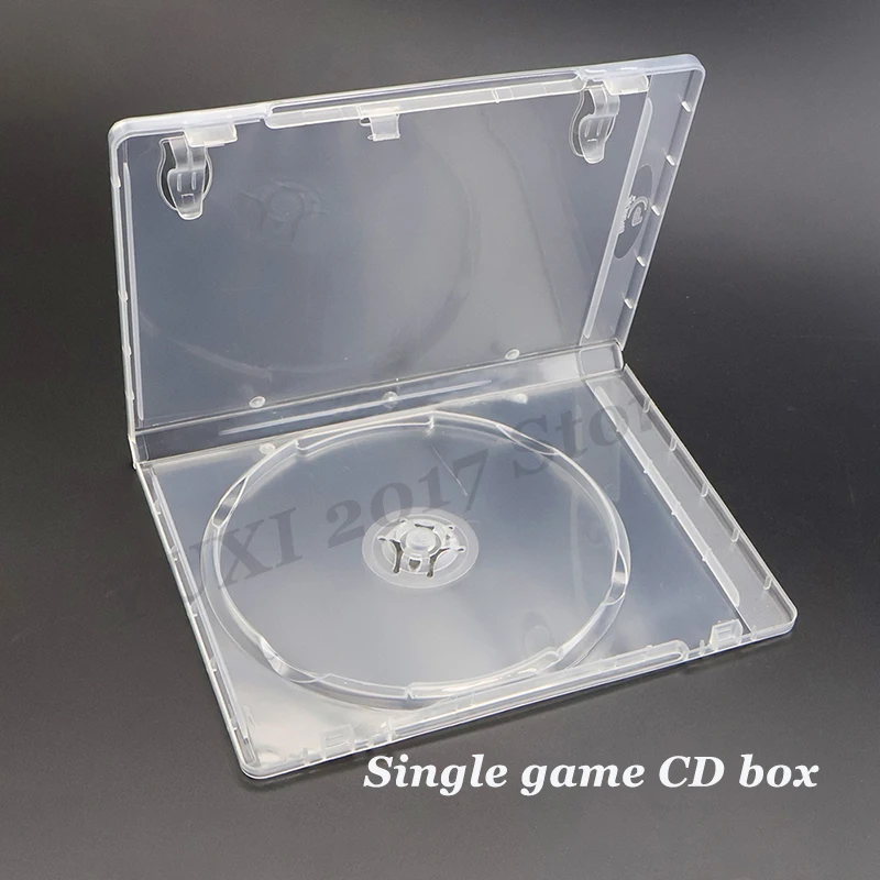 Caixa de proteção de jogo de cd de plástico de alta qualidade adequada para ps1 ps2 ps3 ps4 ps5 xbox wii bandeja de jogo cd dvd caixa de armazenamento de disco