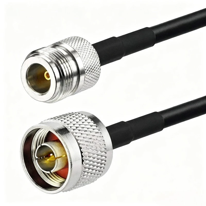 N Male to RP-SMA Male Pigtail Cable RG58 Coaxial Jumper N-Type to Reverse Polarity SMA Plug 50 Ohm for WiFi Antenna
