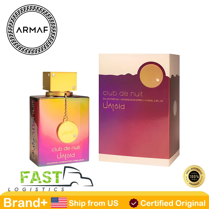 

Armaf Club De Nuit Untold for Men Eau De Parfum Spray Cologne Persistence Arabian Long-lasting Natural 105ML Hair and body spray
