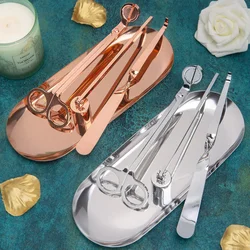4-1 Candle Care Kit  Twist Design Candle Wick Differ Candle Wick Trimmer Snuffe Tray Scented Candle Accessories DIY Lover Gifts