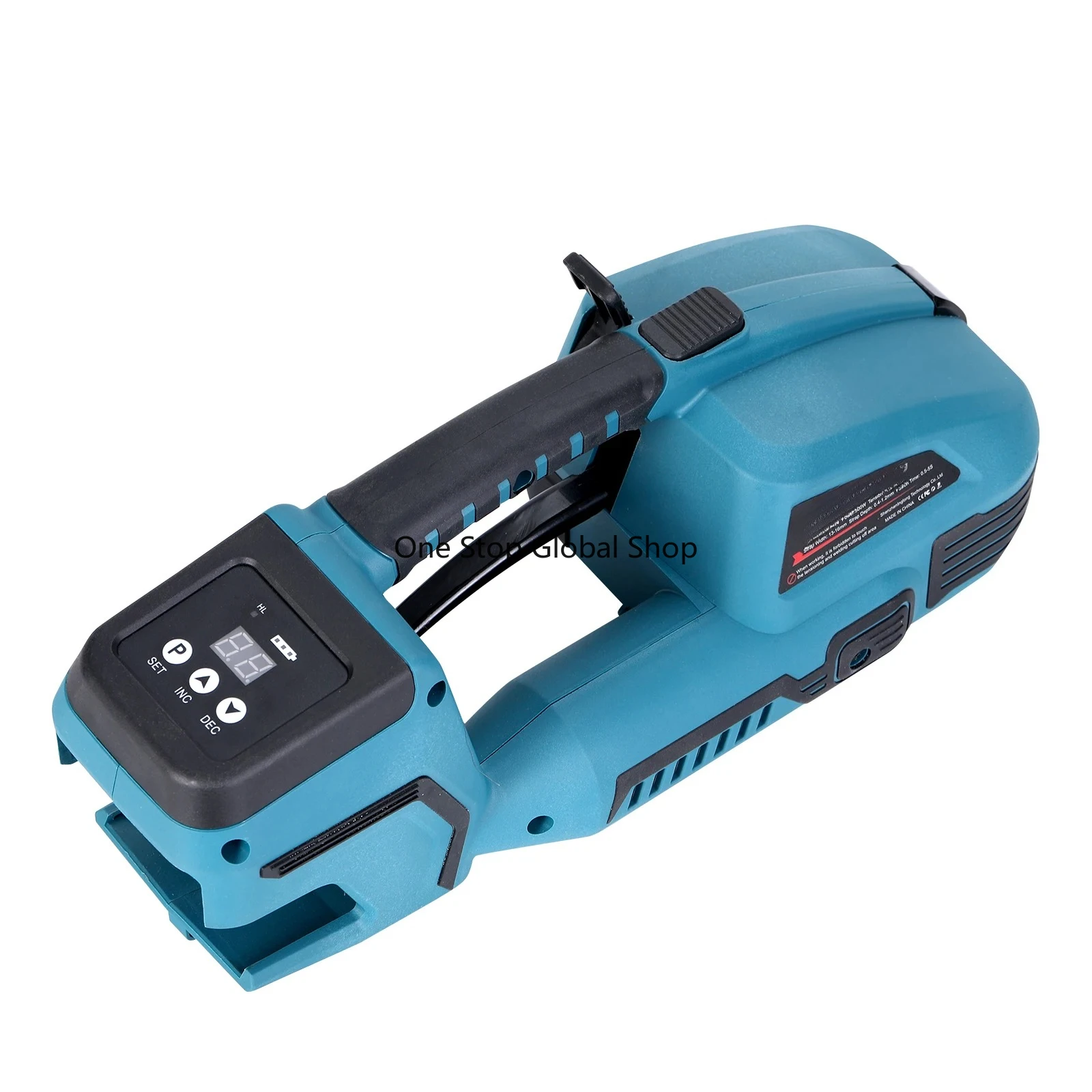 Heimerdinger 18V Strapping Machine, 13-16mm PET/PP, Digital Display, One-button Welding, Auto Baler​, No battery