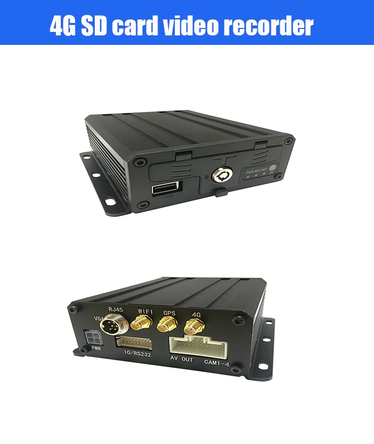 كاميرا DVR للسيارة المدمجة 4K DashCam مع جهاز تعقب GPS للرؤية الليلية G-Sensor حلقة تسجيل وقوف السيارات أمان للقيادة لمدة سنة واحدة