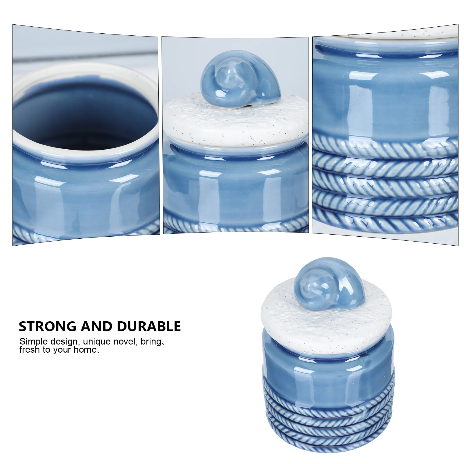 

Ceramic Tea-Leaf Jar Waterproof Food Case Home Supply Decorative Storage Pot Tea Canister Ceramic Storage Can Home Tea-Leaf Jar