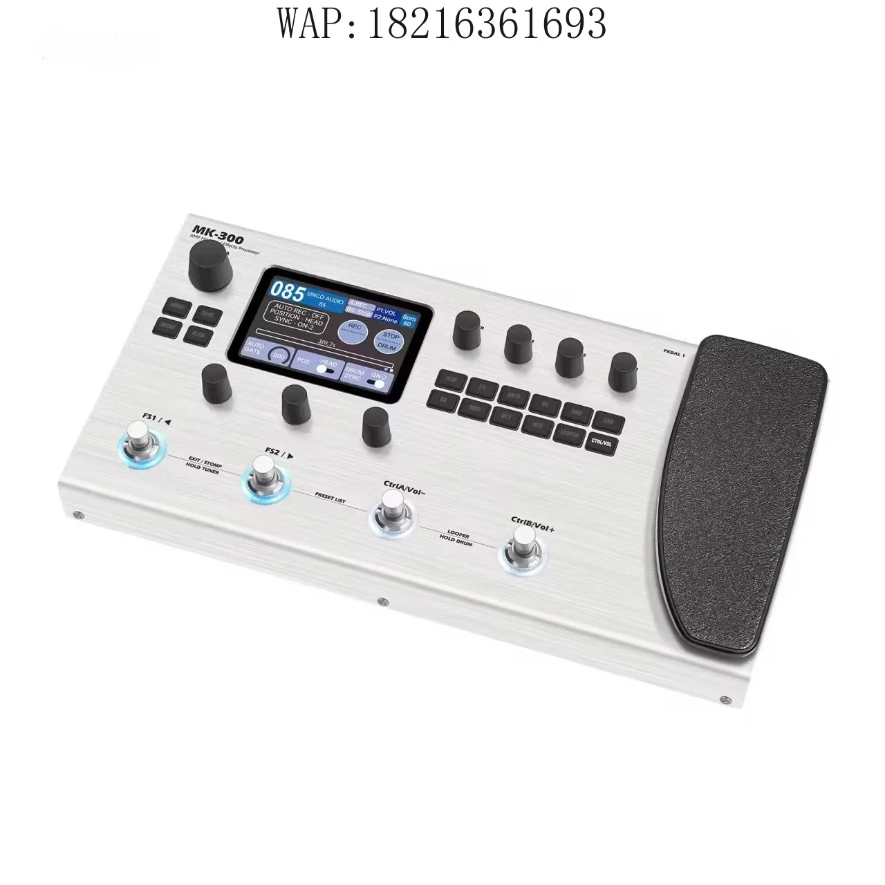 MK-300  Recorded sound card electric guitar bass multi-function comprehensive effect device