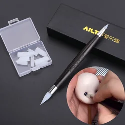 Polymer Clay Ob11 Doll Head Hardcover Silicone Double Head Erase Mark Pen DIY Clay Animation Character Face Detail Making Tool